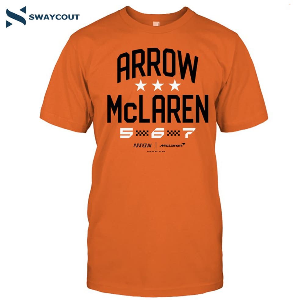 Arrow Mclaren Driver Numbers 2024 Shirt