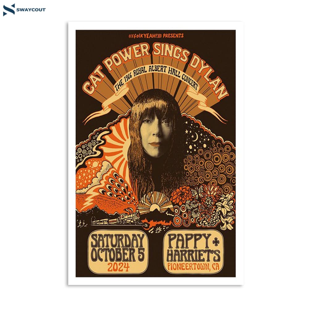 Cat Power Sings Dylan The 1966 Royal Albert Hall Pioneertown Ca Poster