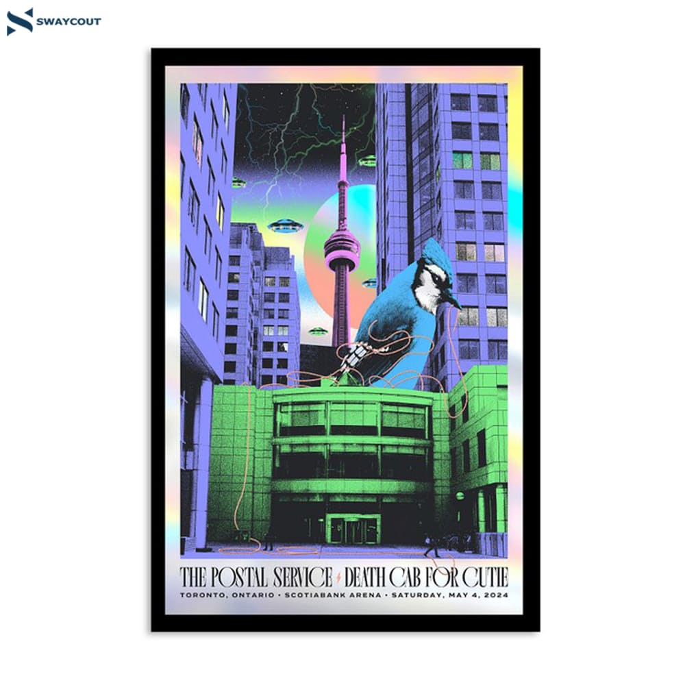 Death Cab For Cutie 2024 Tour Toronto On Poster