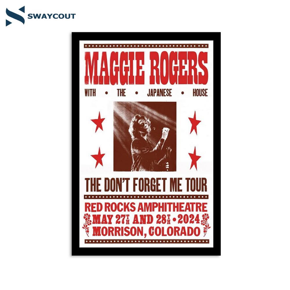 Maggie Rogers May 27th-28th 2024 Morrison Co Poster