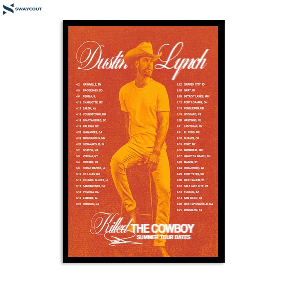 Poster Dustin Lynch Summer 2024 Poster