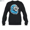 Strong Detroit Lion Wearing Helmet Shirt 2