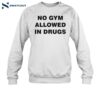 Colson Baker Wearing No Gym Allowed In Drugs Shirt 1