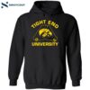 Iowa Football Tight End University Gloves Shirt 23