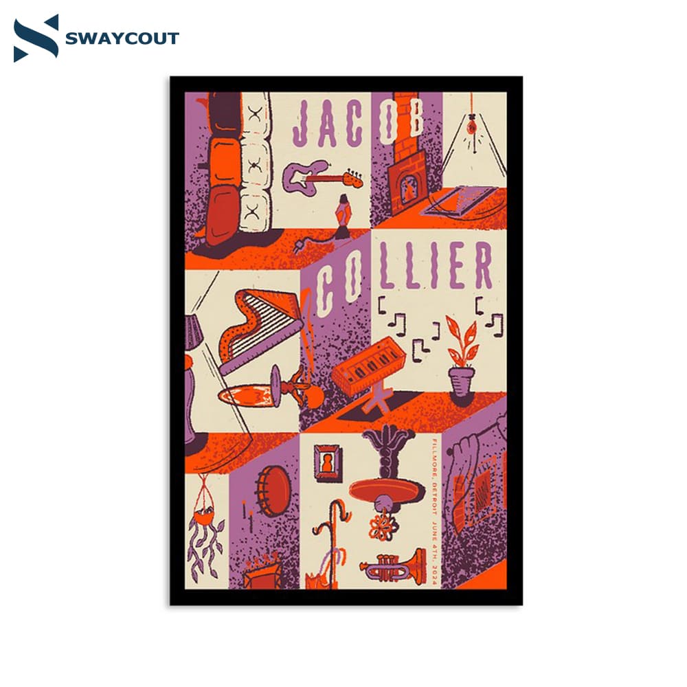 Jacob Collier At The Fillmore Detroit Mi On June 4 2024 Poster