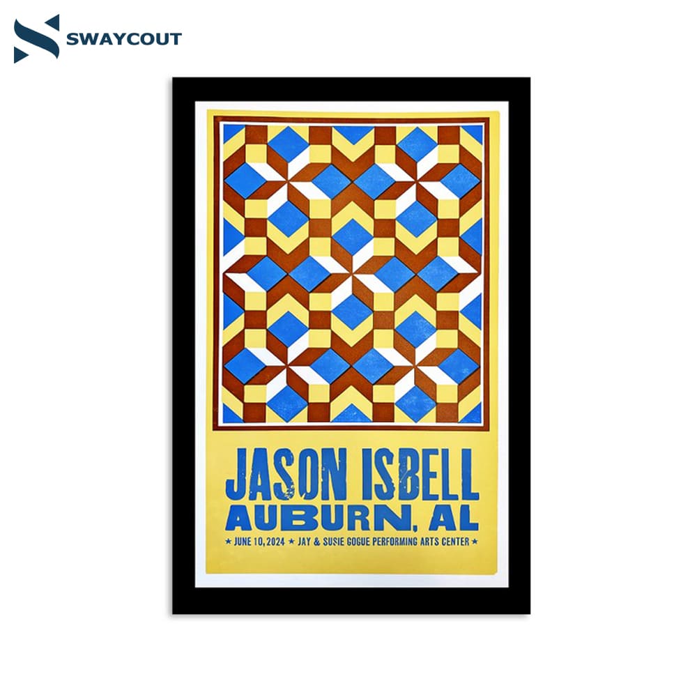 Jason Isbell Jay And Susie Gogue Performing Arts Center Al Jun 10 2024 Poster