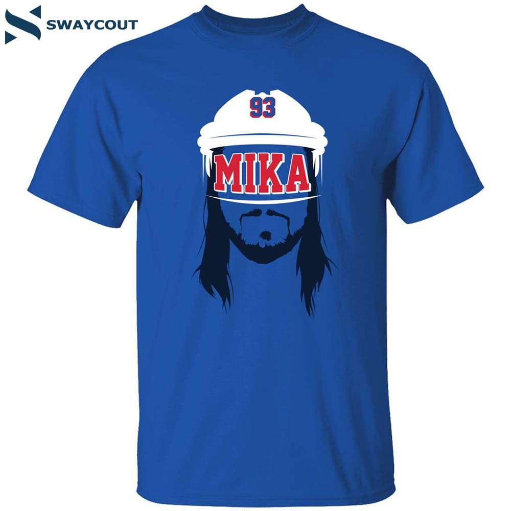 Mika 93 Zibanejad Blank Face Shirt