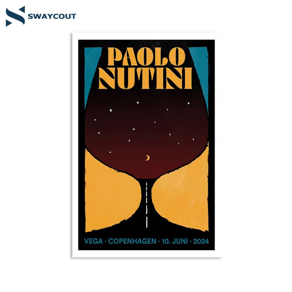 Paolo Nutini At Vega In Copenhagen Denmark June 10 2024 Poster