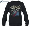 The Amity Affliction Surfing Skeleton Black Shirt 1