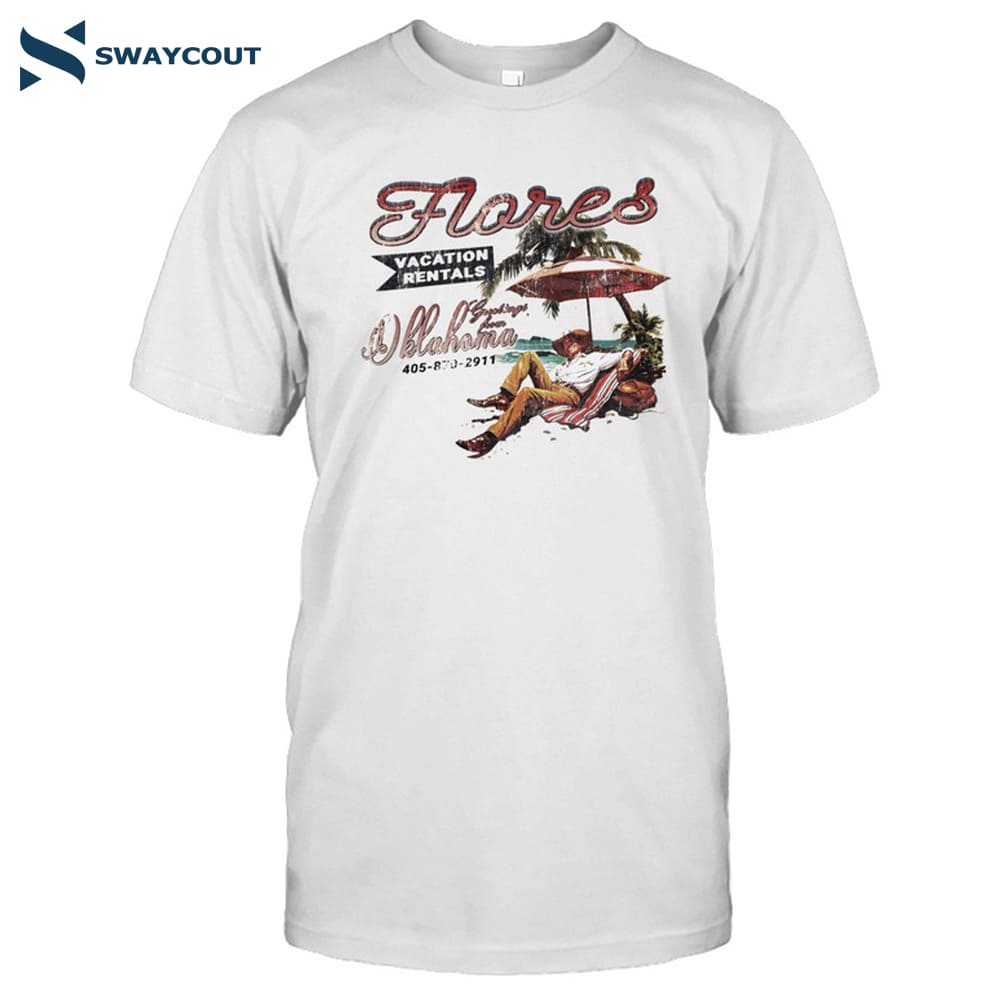 Wyatt Flores Flores Vacation Rental Ivory Shirt