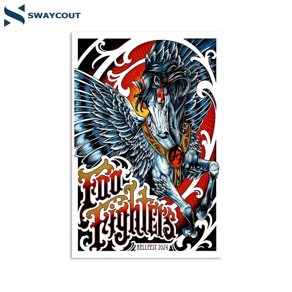 Foo Fighters Hellfest June 30 2024 Poster