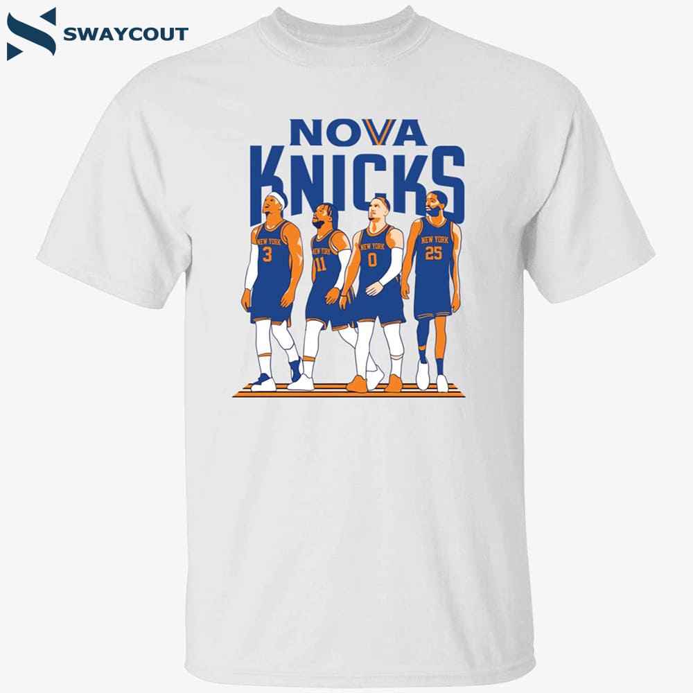 Jalen Brunson Josh Hart Mikal Bridges Donte Divincenzo Nova Knicks Shirt