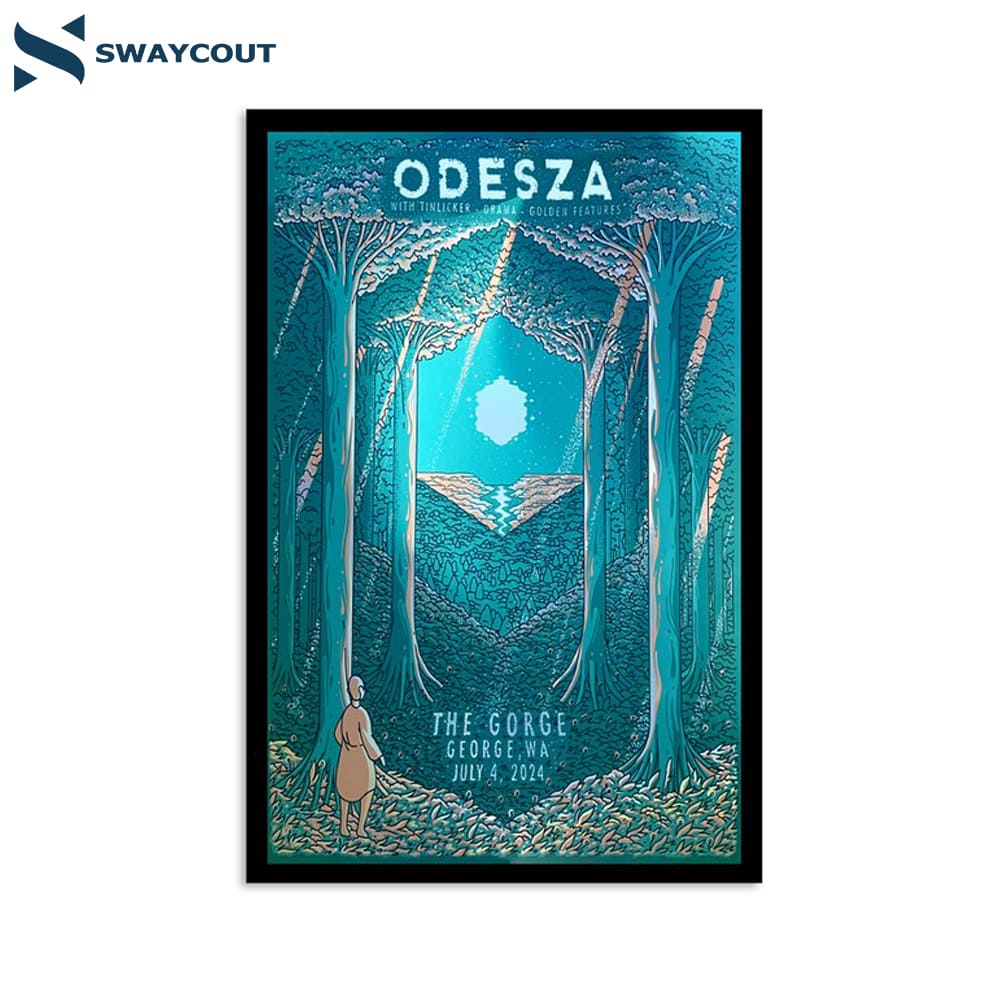 Odesza Gorge Amphitheatre George Wa July 4 2024 Poster