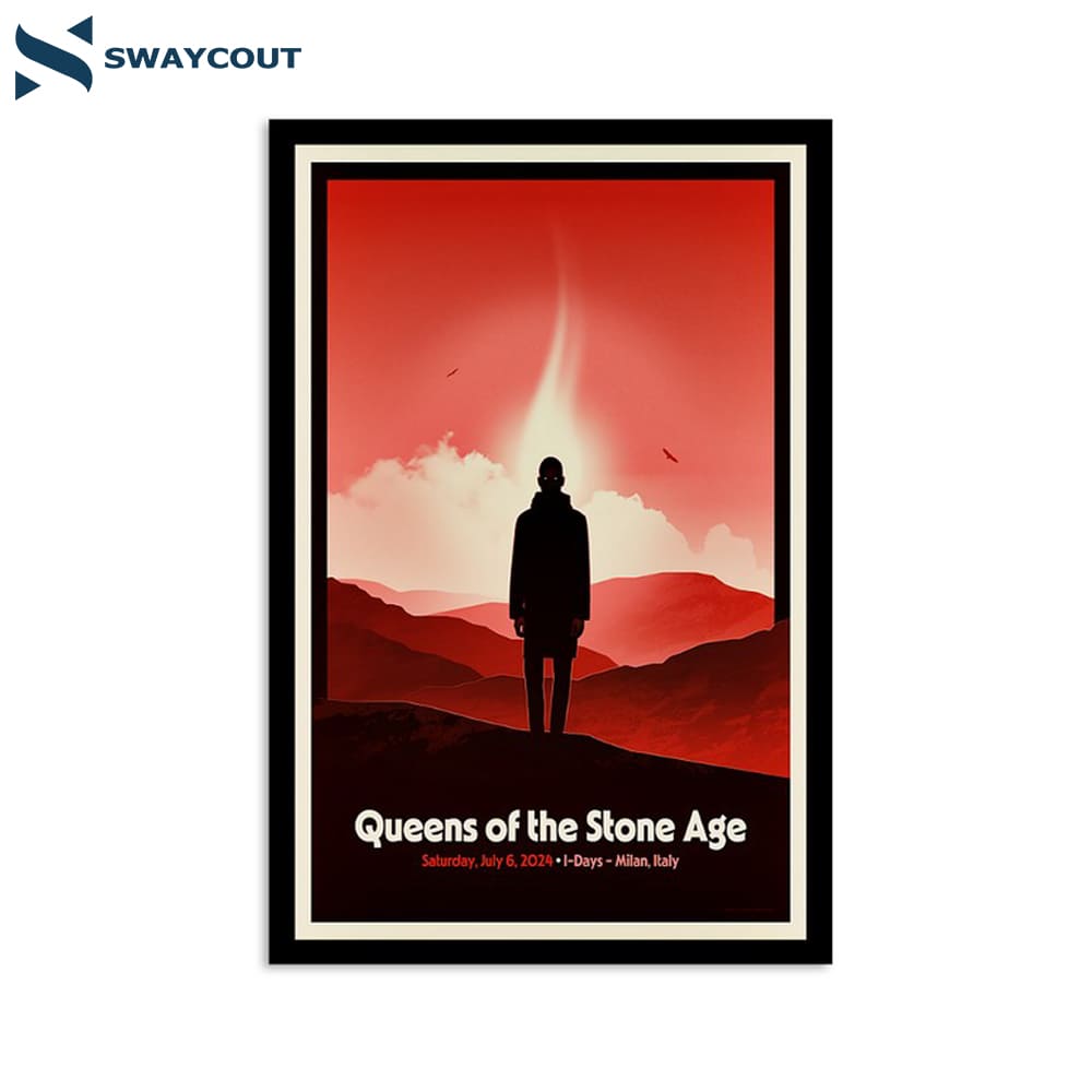 Queens Of The Stone Age I Days Milan Italy July 6 2024 Poster