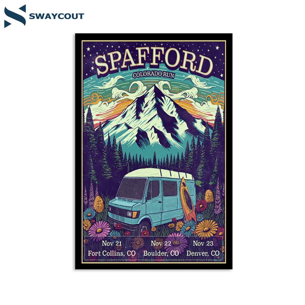 Spafford Coloradon Run Show Nov 21-23 2024 Poster