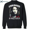 Unhinged And Unstable Aoc Shirt 1