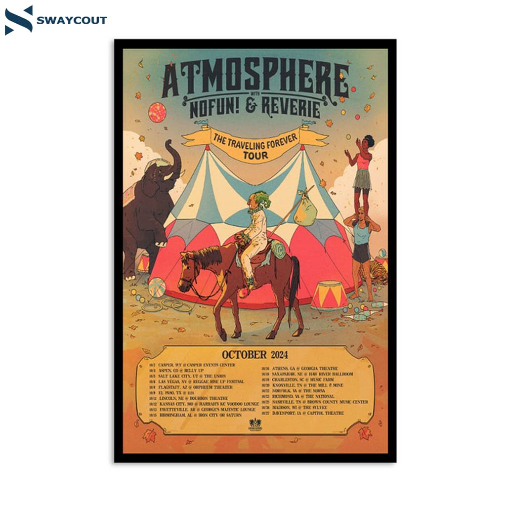 Atmosphere The Traveling Forever Tour 2024 Poster