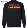 Caitlin Clark And Aliyah Boston You Are Amazing Signarure Shirt 1