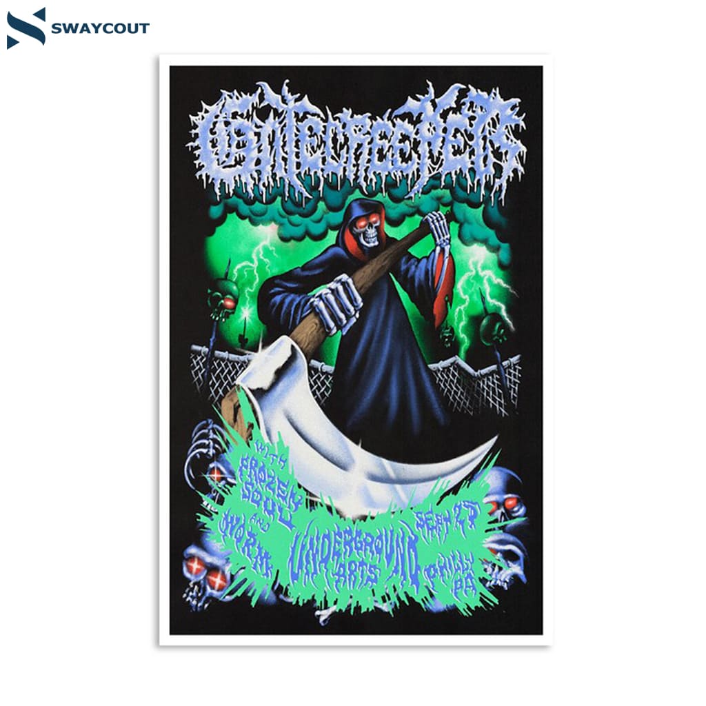 Gatecreeper Underground Arts Philadelphia Pa Sep 2 2024 Poster