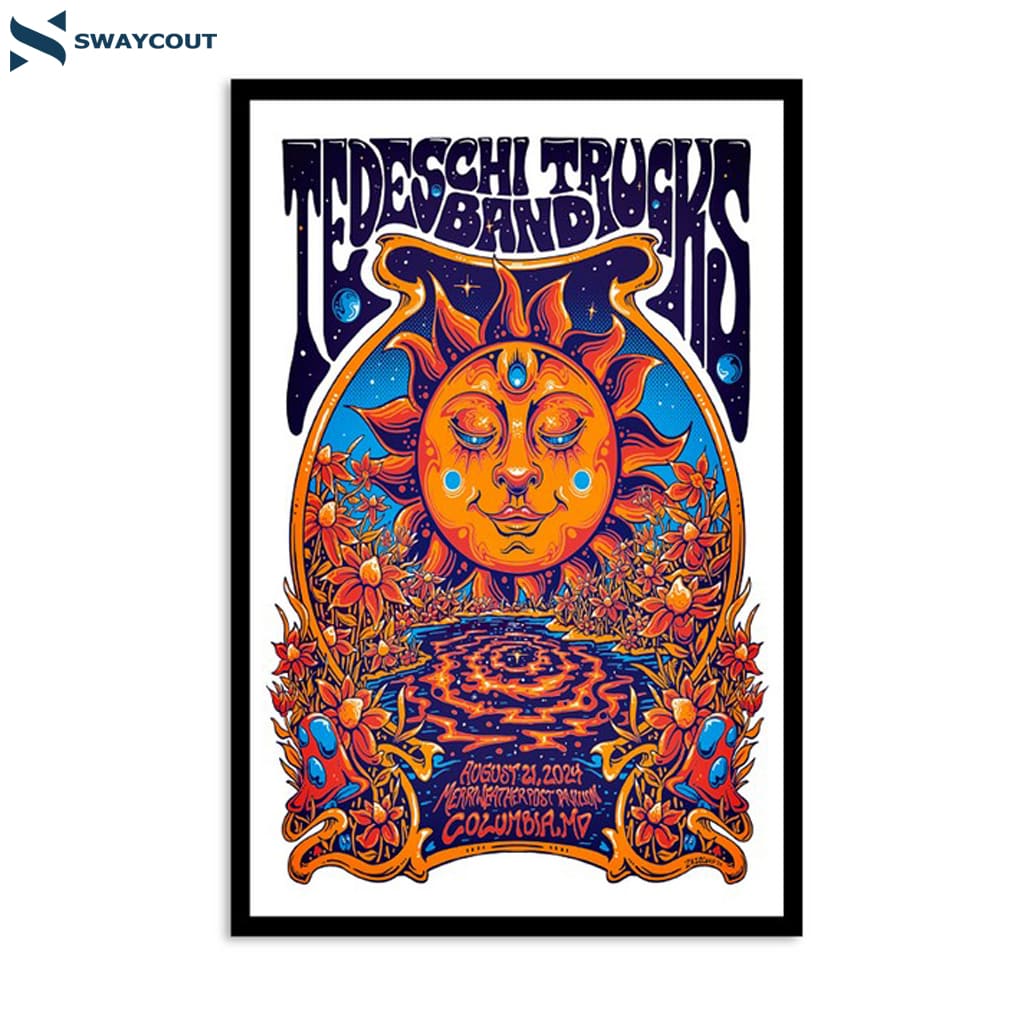 Tedeschi Trucks Band Merriweather Post Pavilion Columbia Md Aug 21 2024 Poster