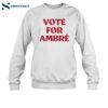 Vote For Ambre Tee 2024 Shirt 1