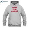 Vote For Ambre Tee 2024 Shirt 2