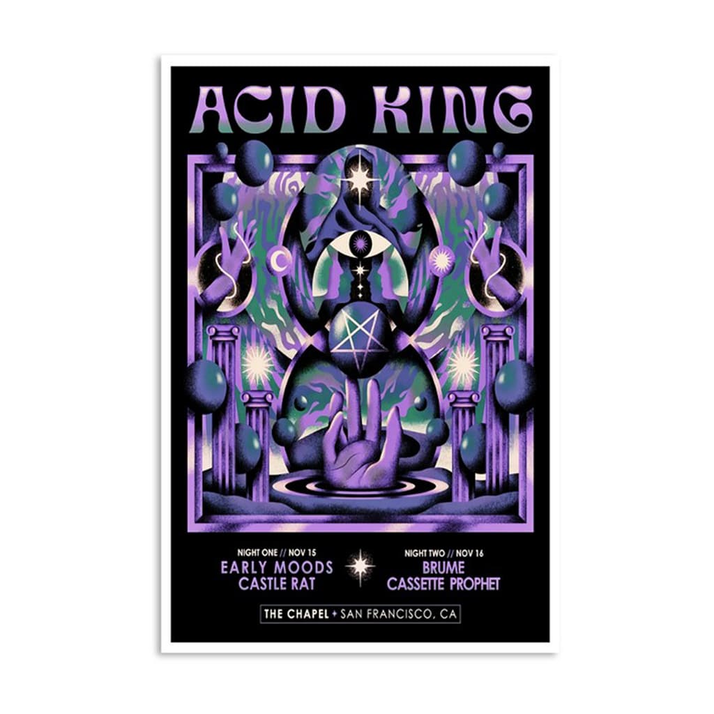 Acid King The Chapel San Francisco Ca Nov 15-16 2024 Poster