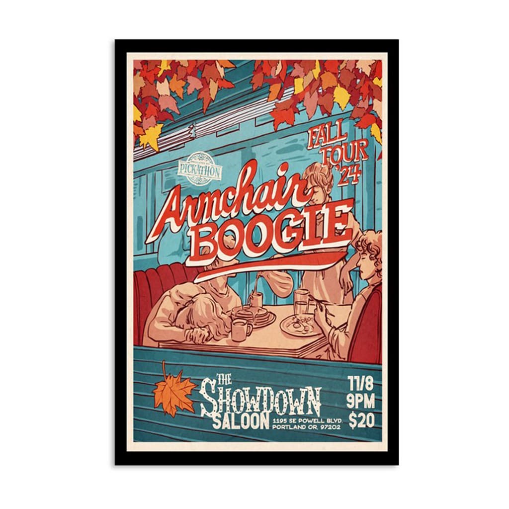 Armchair Boogie The Showdown Portland Or November 8 2024 Poster