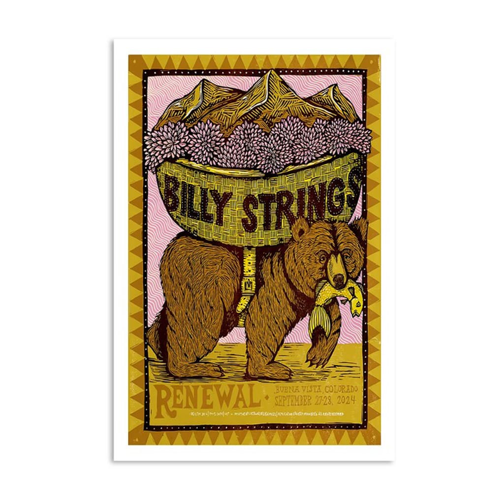 Billy Strings Renewal Buena Show September 27-28 2024 Poster