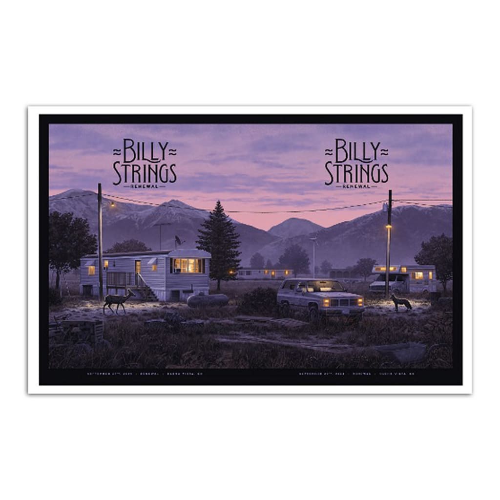 Billy Strings Vista Co Tour September 27-28 2024 Poster