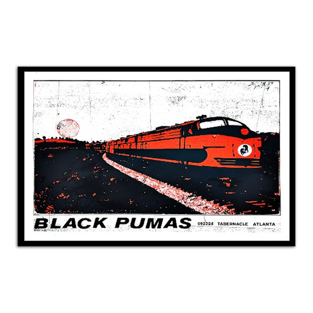 Black Pumas Tabernacle In Atlanta Ga September 22 2024 Tour Poster