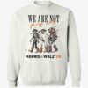 Harris Walz 2024 Skeleton We Are Not Going Back Hallowwen Shirt 1