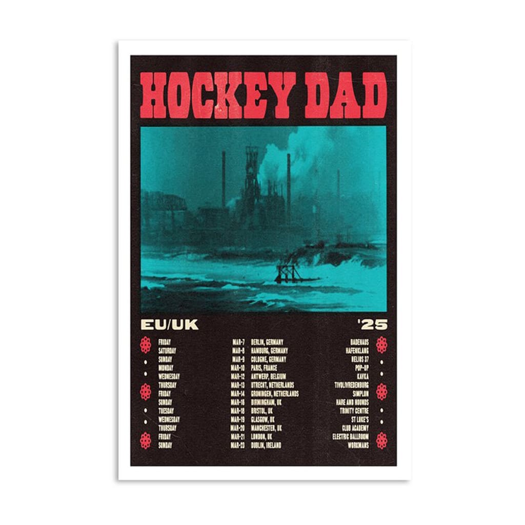 Hockey Dad Eu-uk Tour 2025 Poster