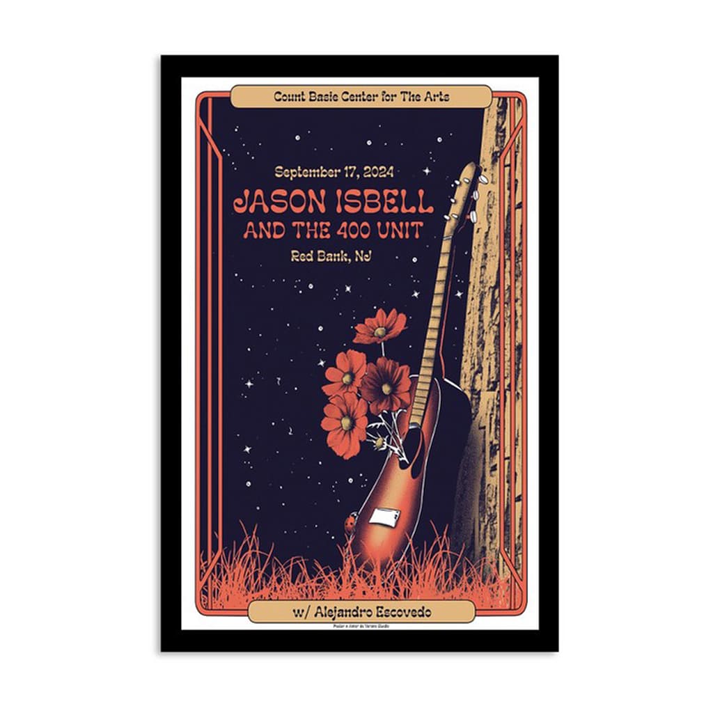 Jason Isbell And The 400 Unit Red Bank Nj September 17 2024 Poster