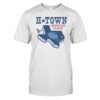 Jj Watt Wearing Homage Houston Texans H-town Shirt