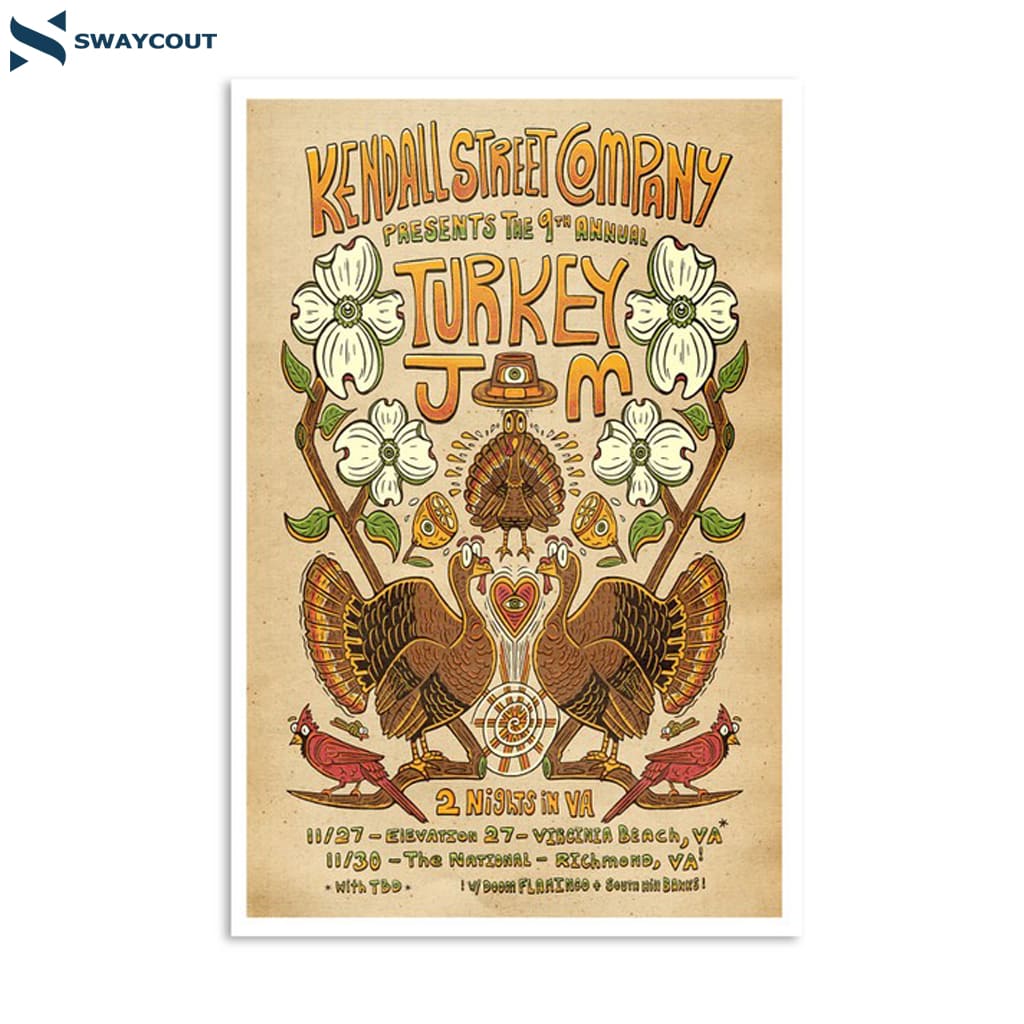 Kendall Street Company November 27th 2024 Virginia Event Poster