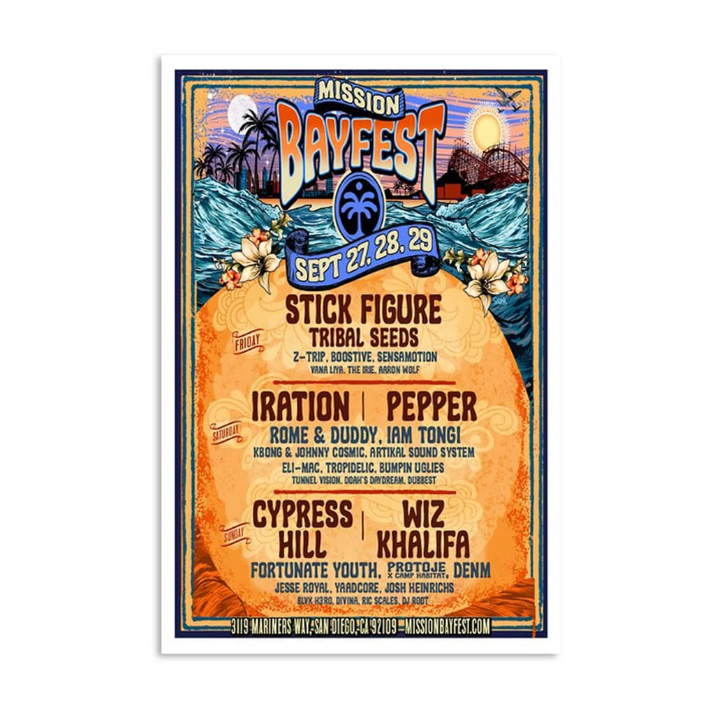 Mission Bayfest Sep 27-29 2024 San Diego Ca Poster