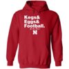 Nebraska Cornhuskers Kegs Eggs Football Go Big Red Shirt 2