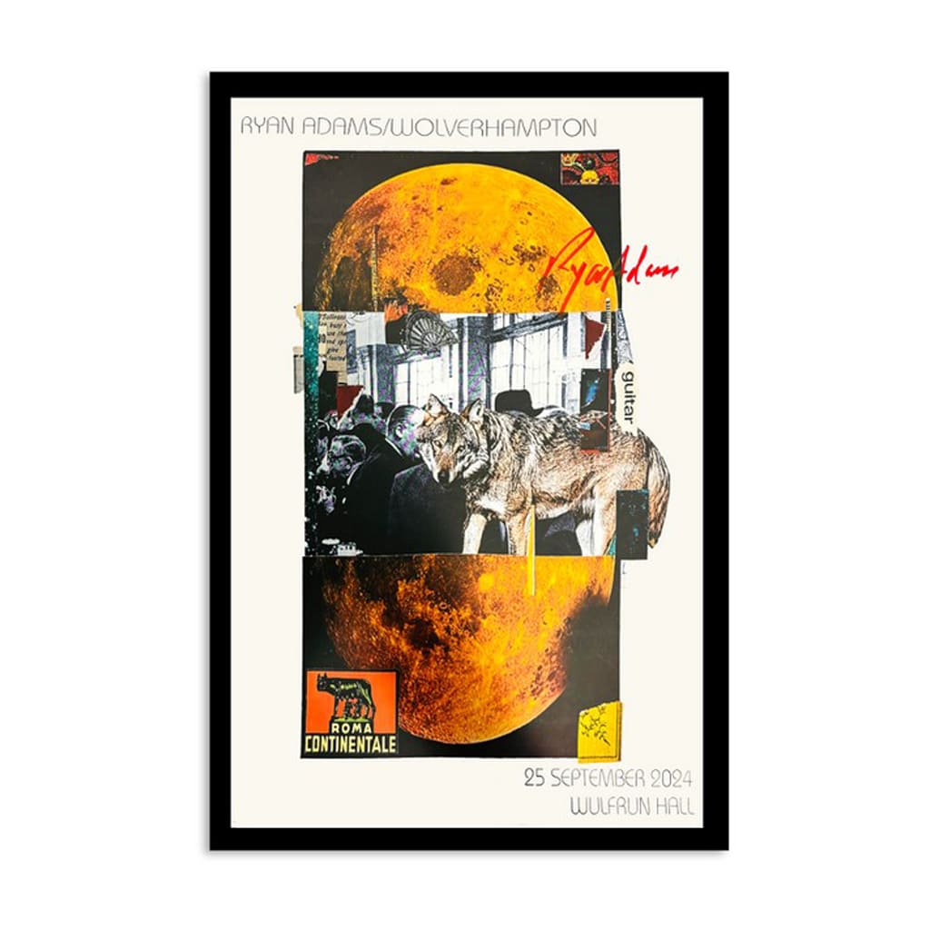 Ryan Adams Wolverhampton September 25 2024 Poster