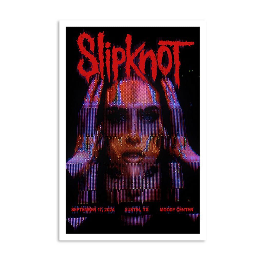 Slipknot Moody Center Austin Tx September 17 2024 Poster