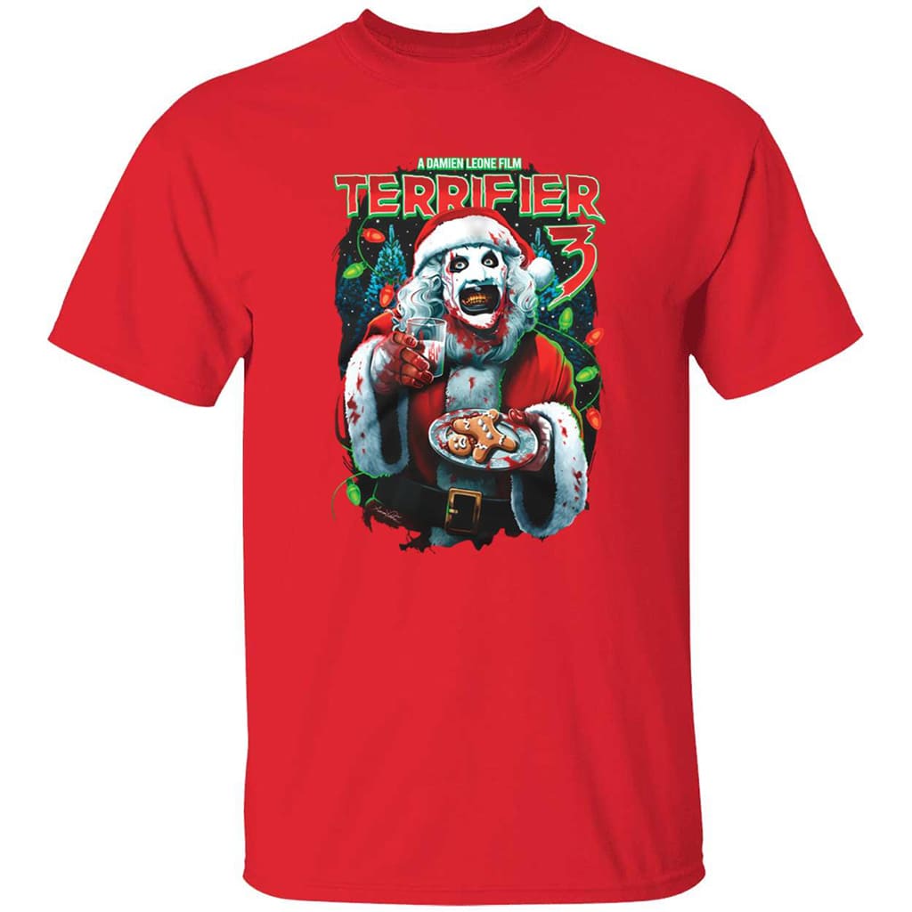 Terrifier 3 Christmas With Milk And Carnage Shirt