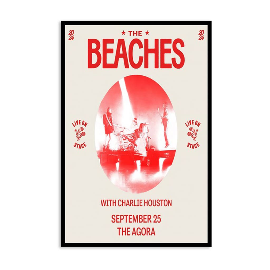 The Beaches Agora Theatre Cleveland Oh Tour Sept 25 2024 Poster