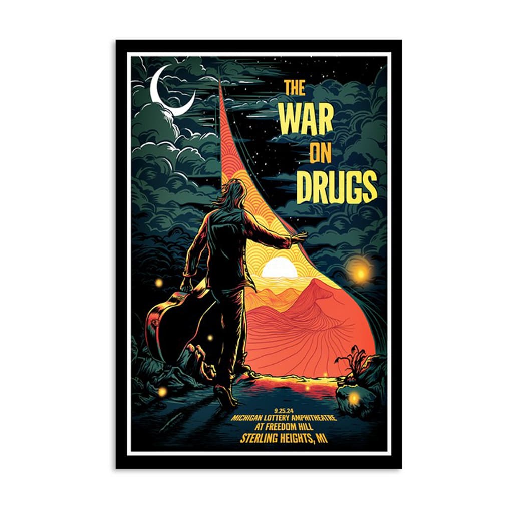 The War On Drugs Michigan Lottery Amphitheatre Freedom Hill September 25 2024 Poster