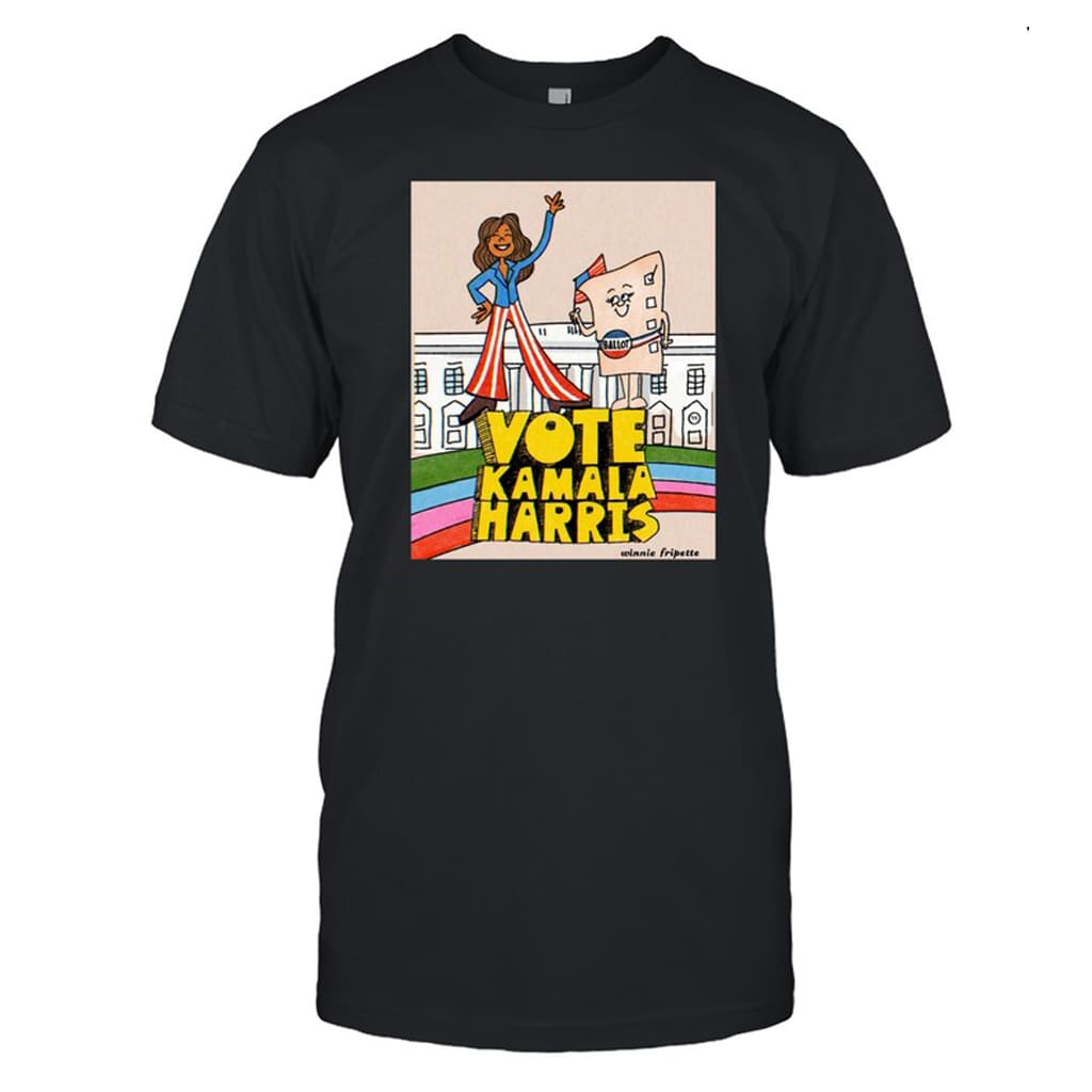 Vote Kamala Harris Winnie Fripette Shirt