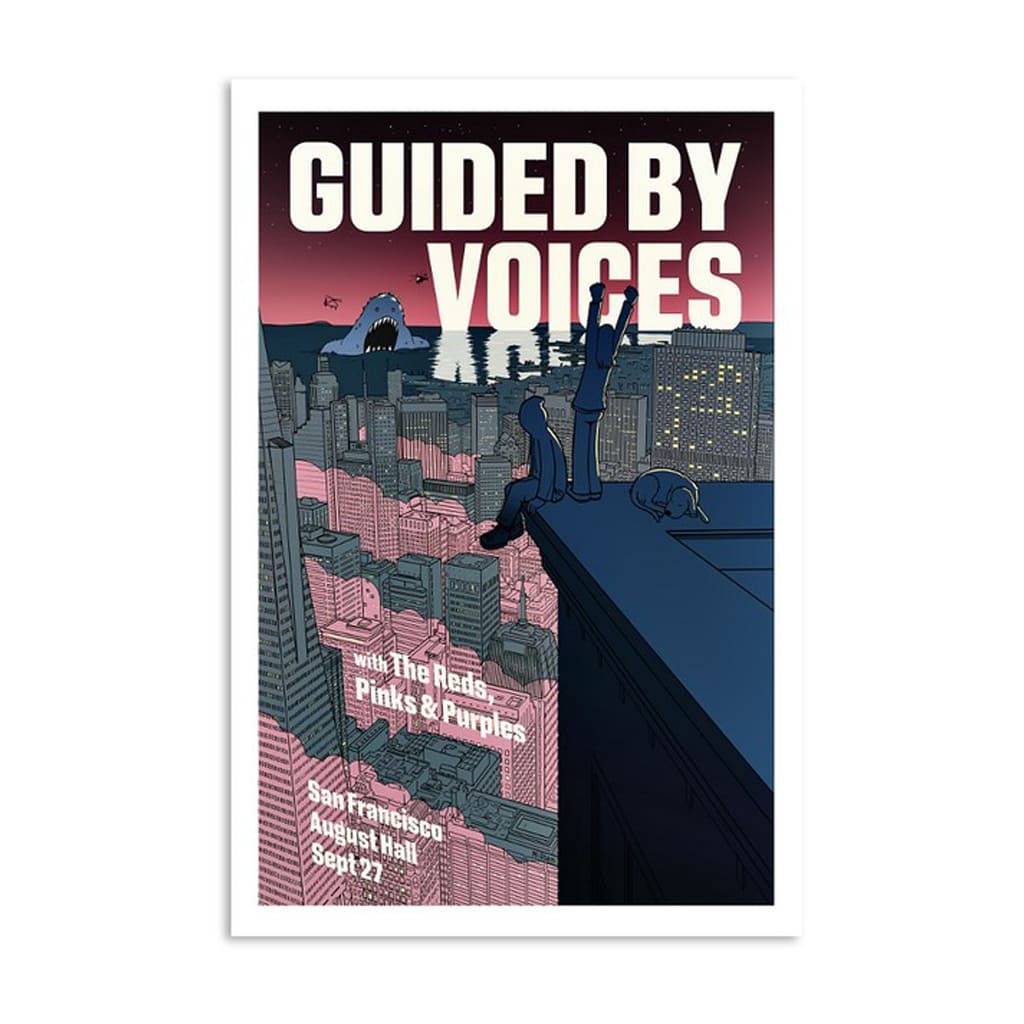 Guided By Voices San Francisco Ca Tour September 27 2024 Poster