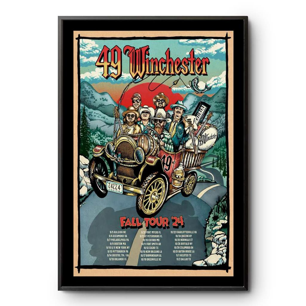 49 Winchester Fall Tour 2024 Poster