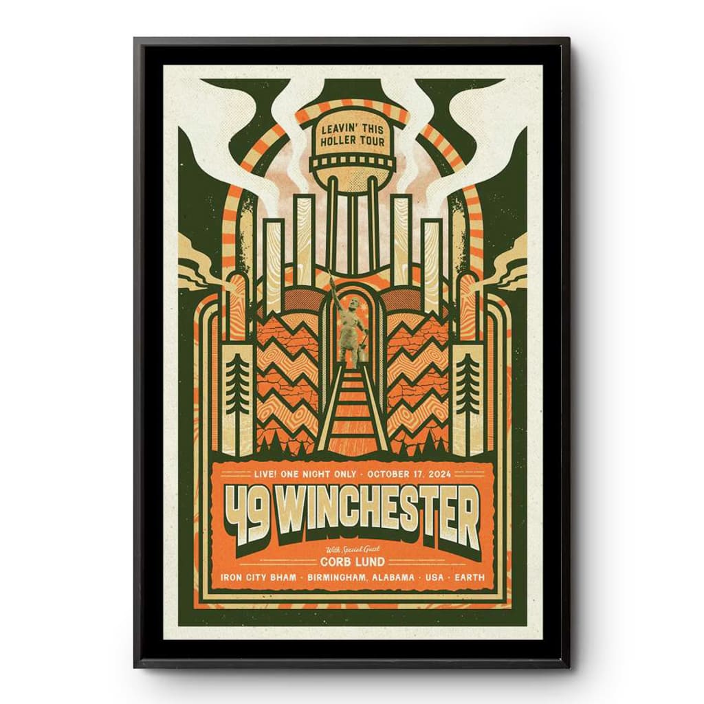 49 Winchester Show At Iron City Bham Oct 17 2024 Poster