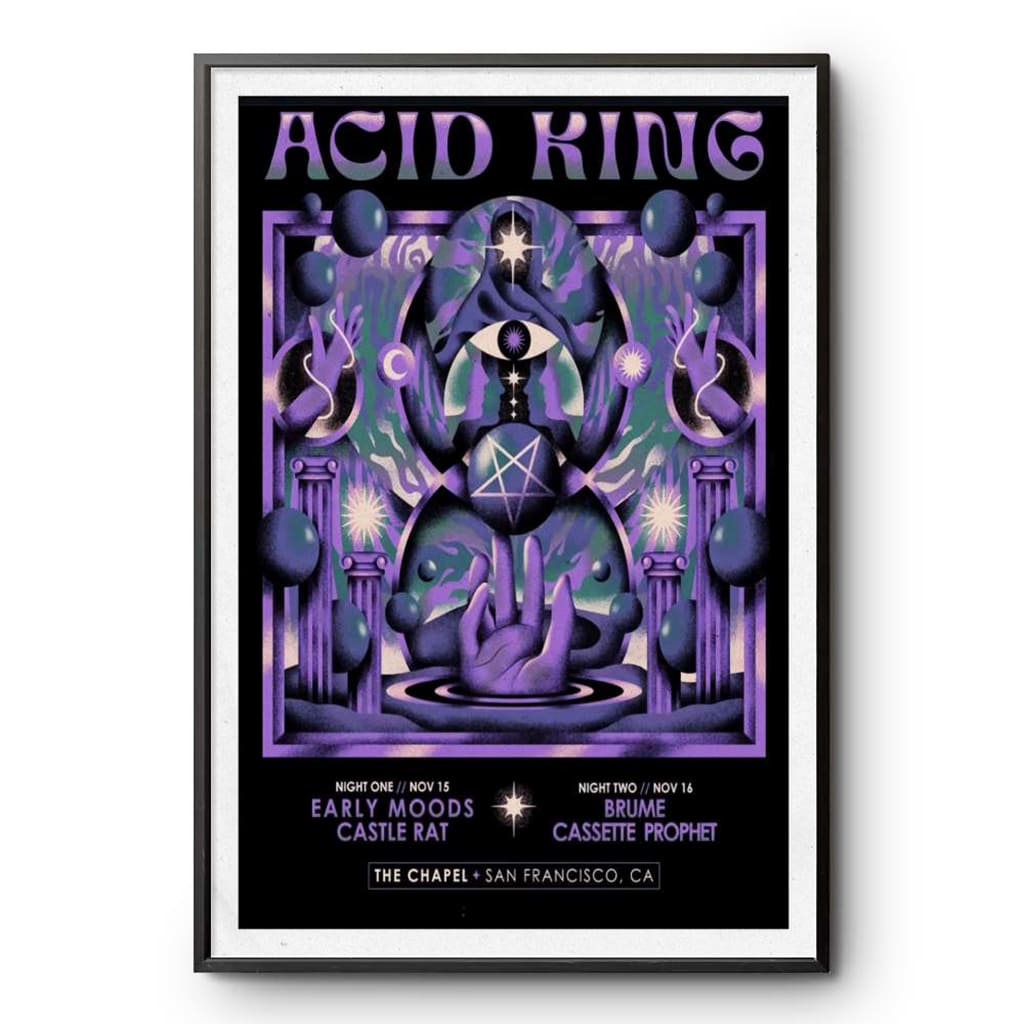 Acid King The Chapel San Francisco Ca Tour Nov 15-16 2024 Poster