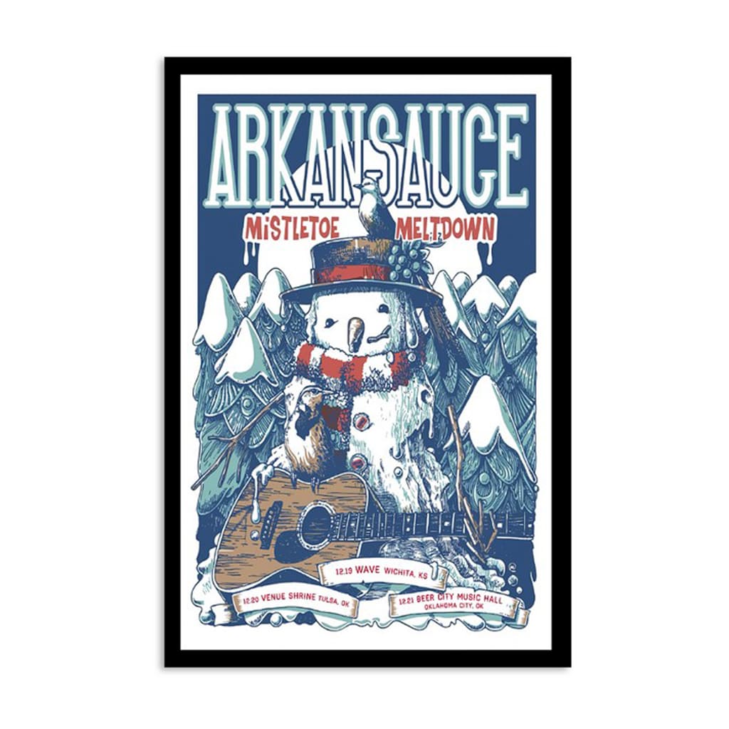 Arkansauce Show Tulsashrine Tulsa Ok 12.20.2024 Poster