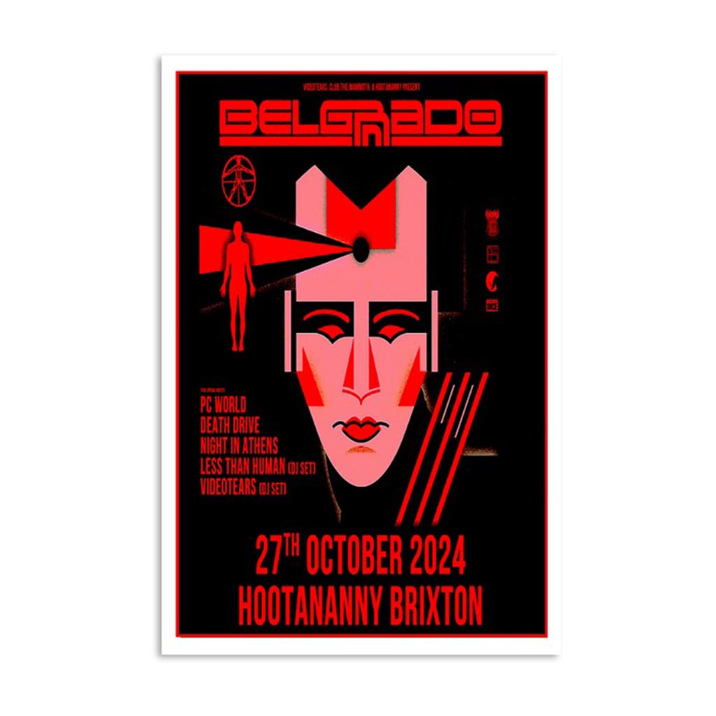 Belgrado Hootananny Brixton London Uk Oct 27 2024 Poster